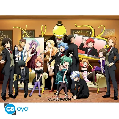 Póster Assassination Classroom Elegant group 52x38 cm