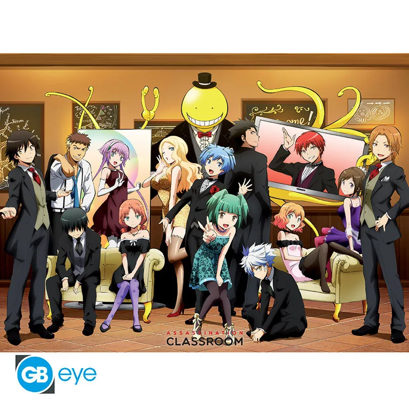 Póster Assassination Classroom Elegant group 52x38 cm
