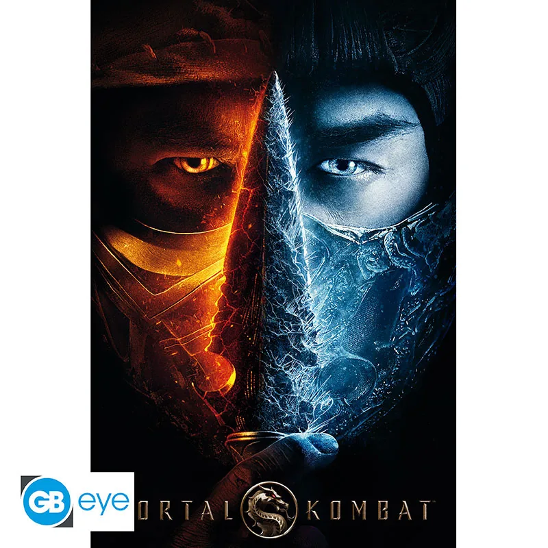 Póster Maxi Mortal Kombat Scorpion vs Sub-Zero 91,5x61 cm