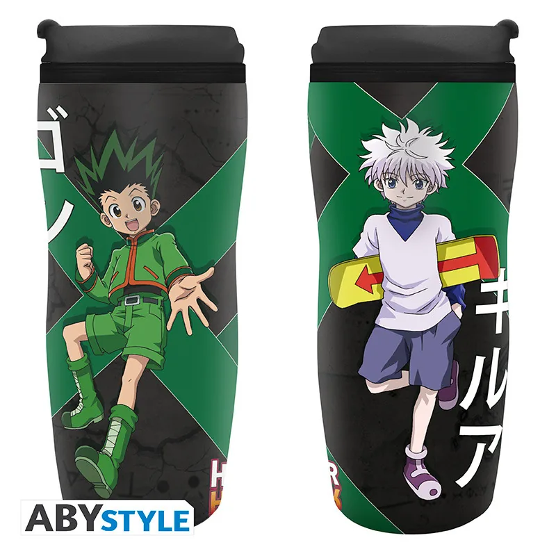 Taza de viaje Hunter x Hunter Gon y Killua 355 ml