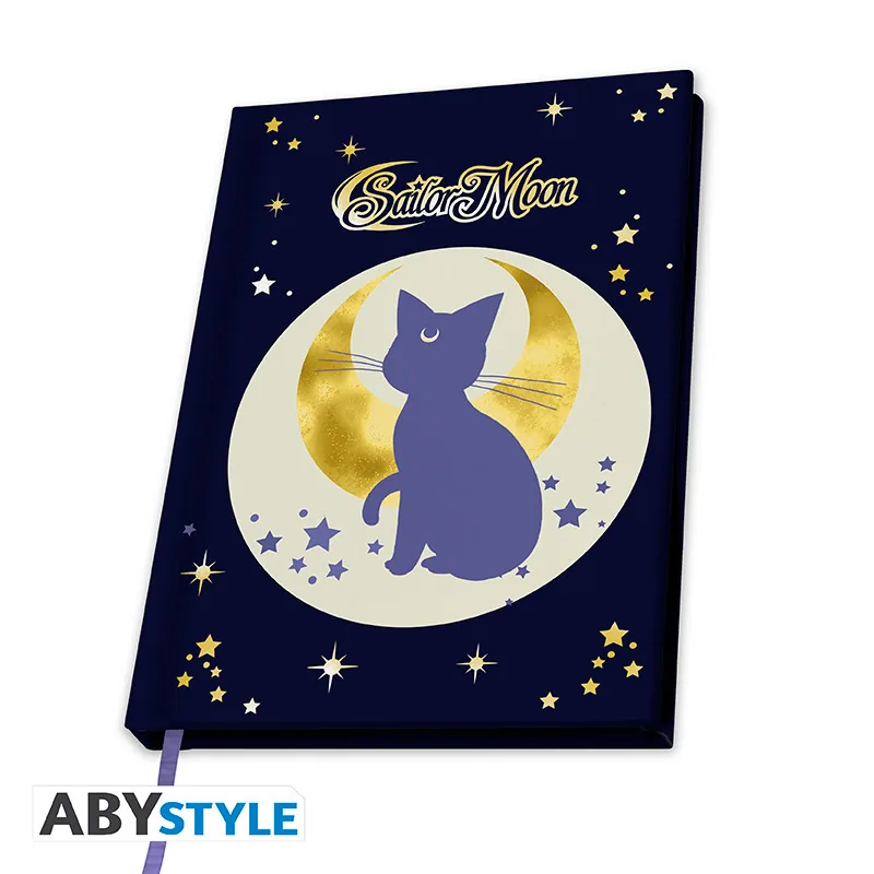 Cuaderno premium A5 Sailor Moon Luna y Artemis
