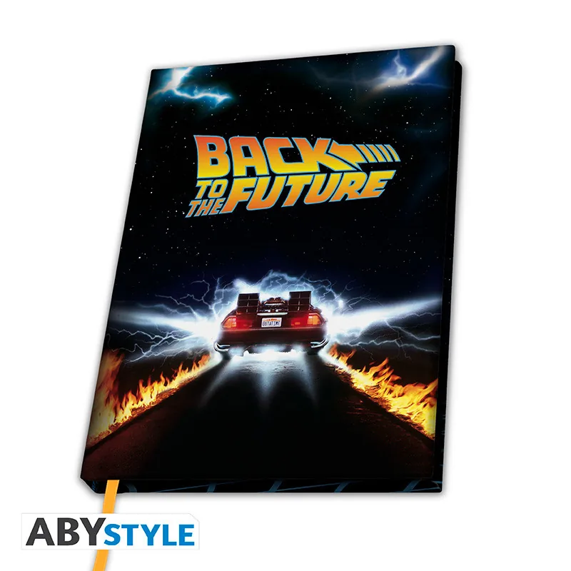 Cuaderno A5 Regreso al Futuro DeLorean