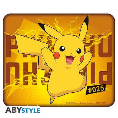 Alfombrilla de ratón flexible Pokémon Pikachu 23,5x19,5 cm
