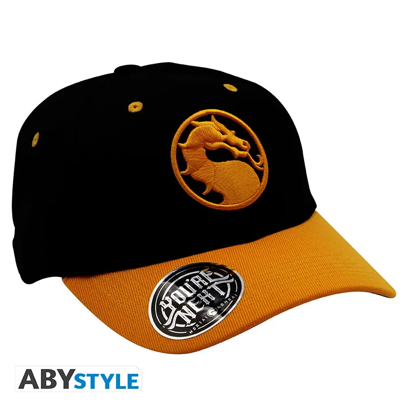 Gorra Mortal Kombat Logo negro