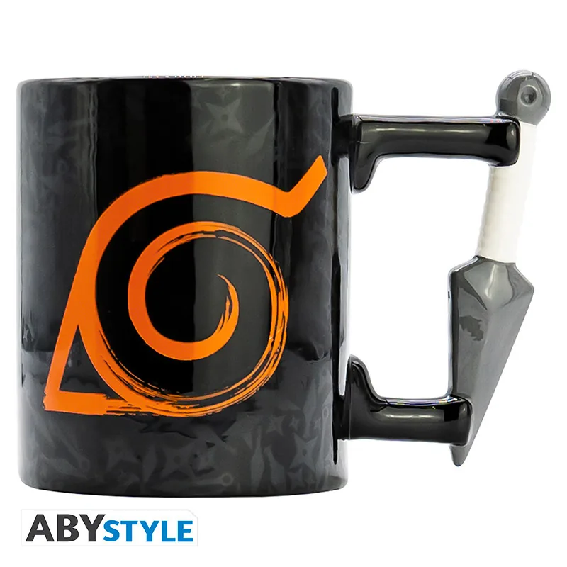 Taza 3D Naruto Shippuden Kunai Konoha 460 ml