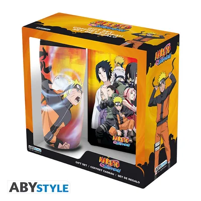 Set regalo Taza de viaje + Cuaderno Naruto Shippuden