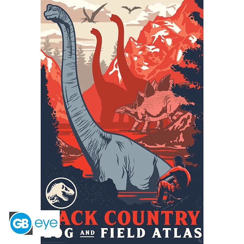 Póster Maxi Jurassic World Back Country 91,5x61 cm