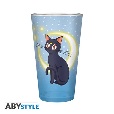 Vaso grande Sailor Moon Luna y Artemis 400 ml