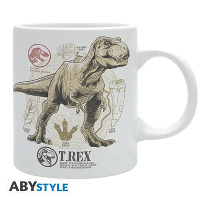 Taza Jurassic World Paleontología 320 ml