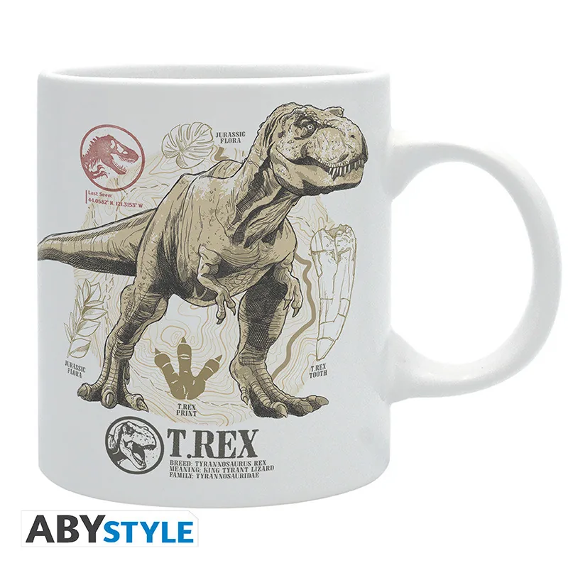 Taza Jurassic World Paleontología 320 ml