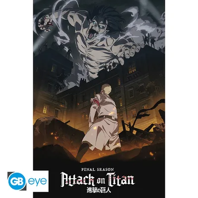Póster Maxi Attack on Titan S4 Key Art 91,5x61 cm