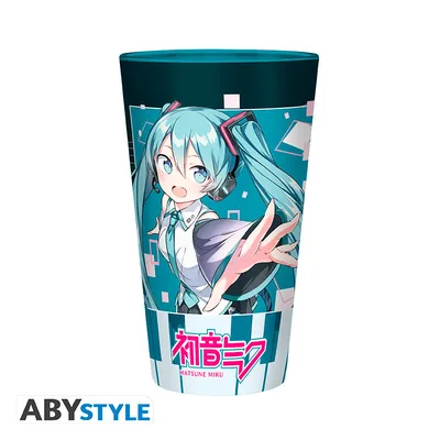 Vaso grande Hatsune Miku Musical City 400 ml