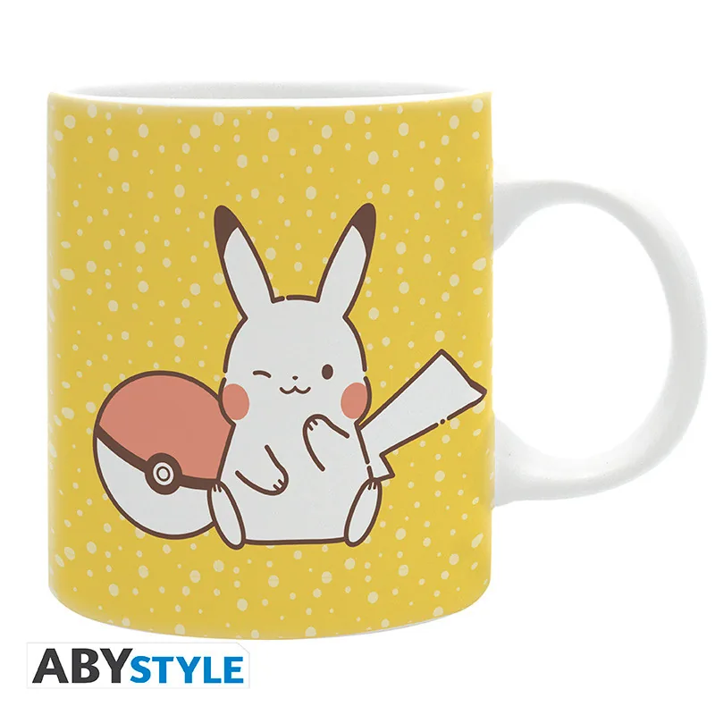 Taza Pokémon Pikachu tipo eléctrico 320 ml