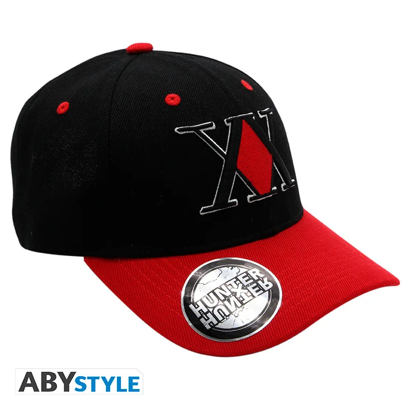 Gorra Hunter x Hunter negra y roja Emblem