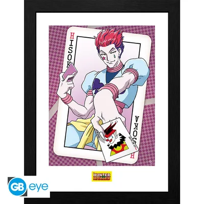 Lámina enmarcada Hunter x Hunter Hisoka 30x40 cm