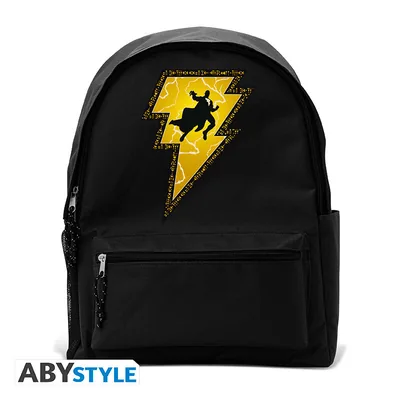 Mochila negra DC Comics Black Adam Logo