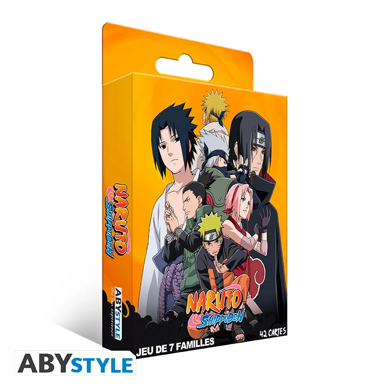 Juego de cartas Happy Families Naruto Shippuden (solo en francés)