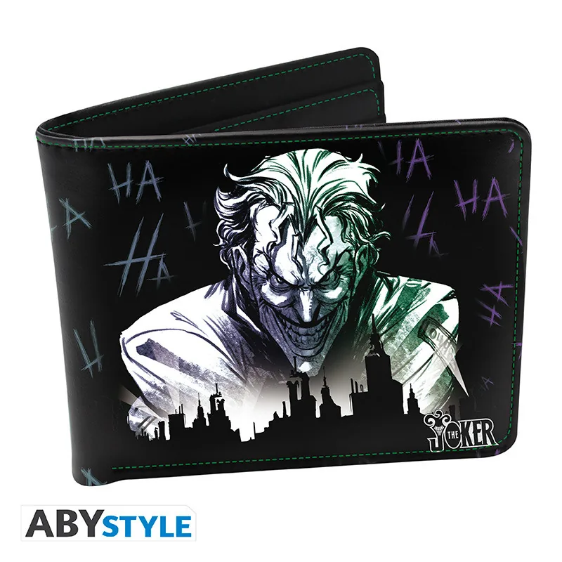 Cartera de vinilo DC Comics Joker risa
