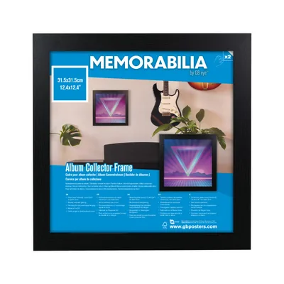 Marco para álbum y vinilo GB eye Negro 31,5x31,5 cm