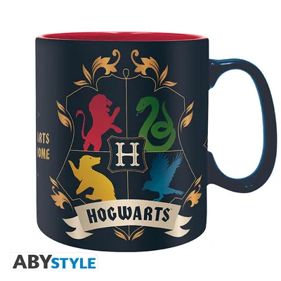 Taza Harry Potter Casas 460 ml