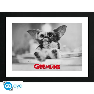 Lámina enmarcada Gremlins Gizmo 30x40 cm