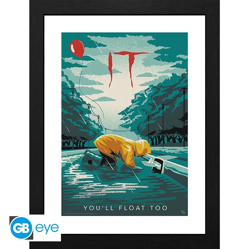 Lámina enmarcada IT Georgie You'll float too 30x40 cm