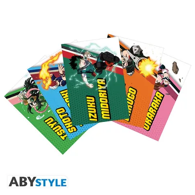 Postales My Hero Academia Set 1 5 uds 14,8x10,5 cm