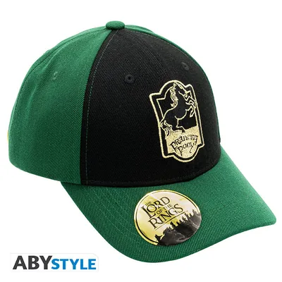 Gorra El Señor de los Anillos El Poney Pisador negro y verde
