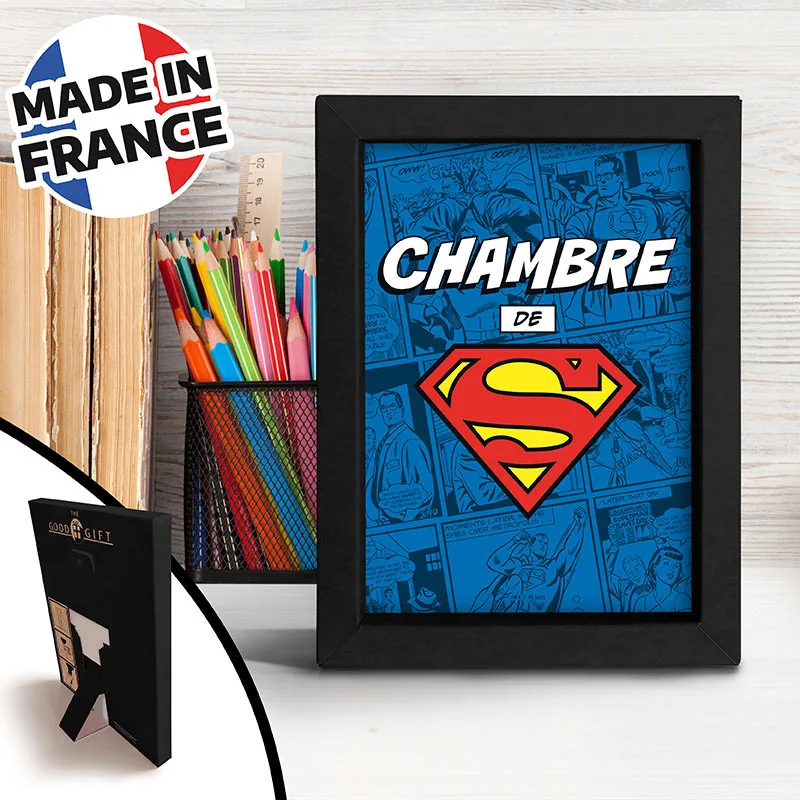 Marco kraft negro Superman Chambre de Superman 15x20 cm
