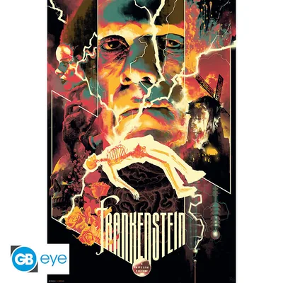 Póster Universal Monsters Frankenstein 91,5x61 cm