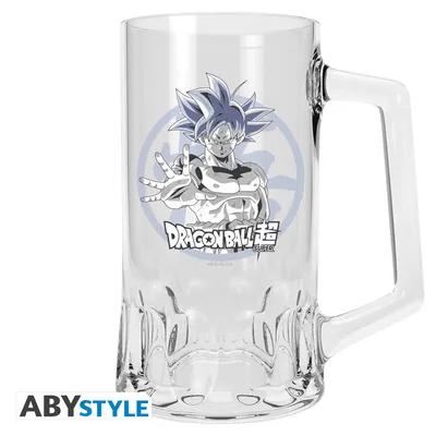 Jarra de cerveza Dragon Ball Super Goku Ultra Instinto 50 cl