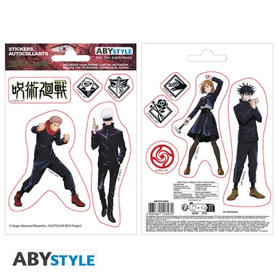 Pegatinas Jujutsu Kaisen Tokyo Jujutsu High 16x11 cm