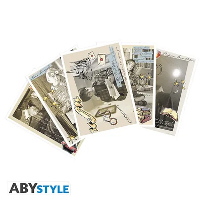 Postales Harry Potter Set 2 5 uds 14,8x10,5 cm