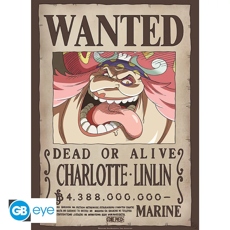 Póster Chibi One Piece Wanted Big Mom 52x38 cm
