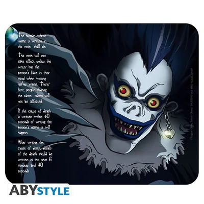 Alfombrilla de ratón flexible Death Note Ryuk