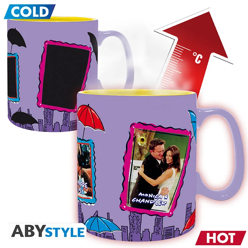 Taza termorreactiva Friends Marcos 460 ml
