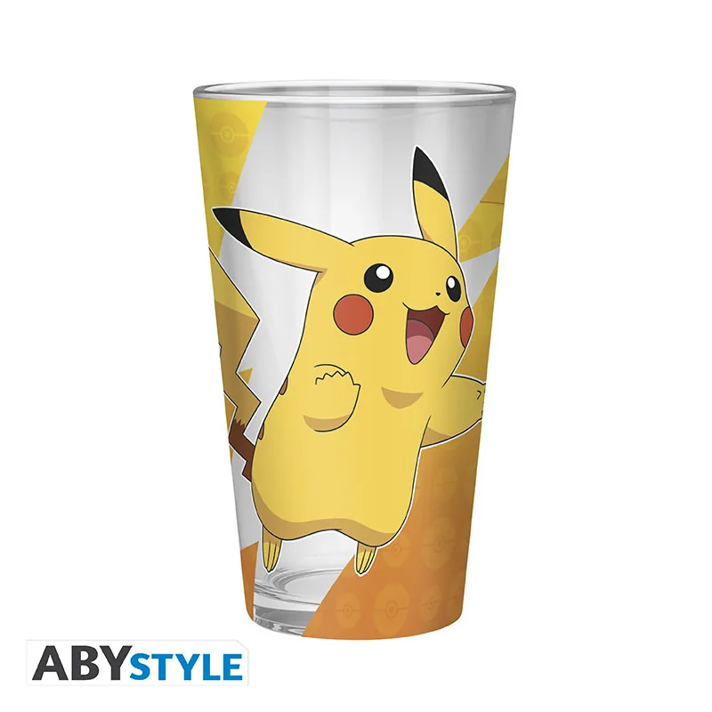 Vaso grande premium Pokémon Pikachu foil 400 ml