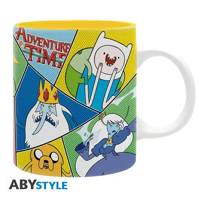 Taza Hora de aventuras Grupo de personajes 320 ml