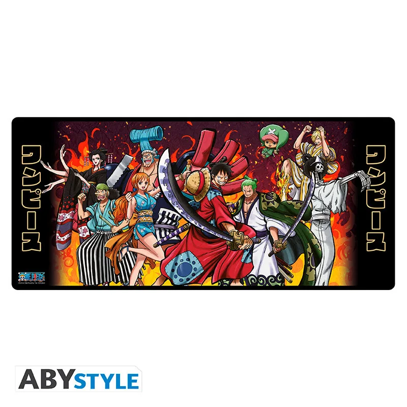 Alfombrilla de ratón XXL One Piece Batalla en Wano 90x40 cm