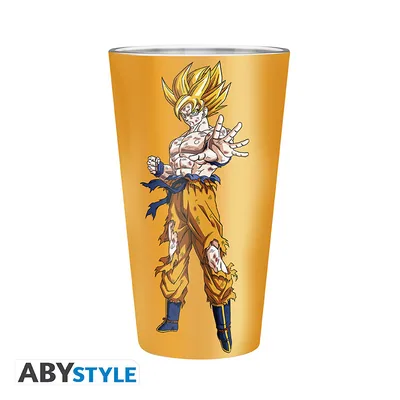 Vaso grande premium Dragon Ball Goku Saiyan 400 ml