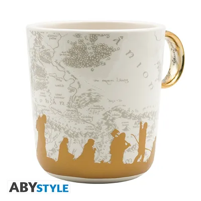 Taza 3D El Señor de los Anillos El Anillo Único 460 ml