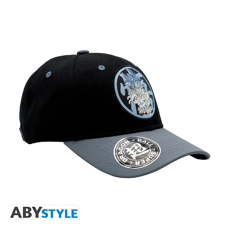 Gorra Dragon Ball Super Goku Ultra Instinto negra y gris