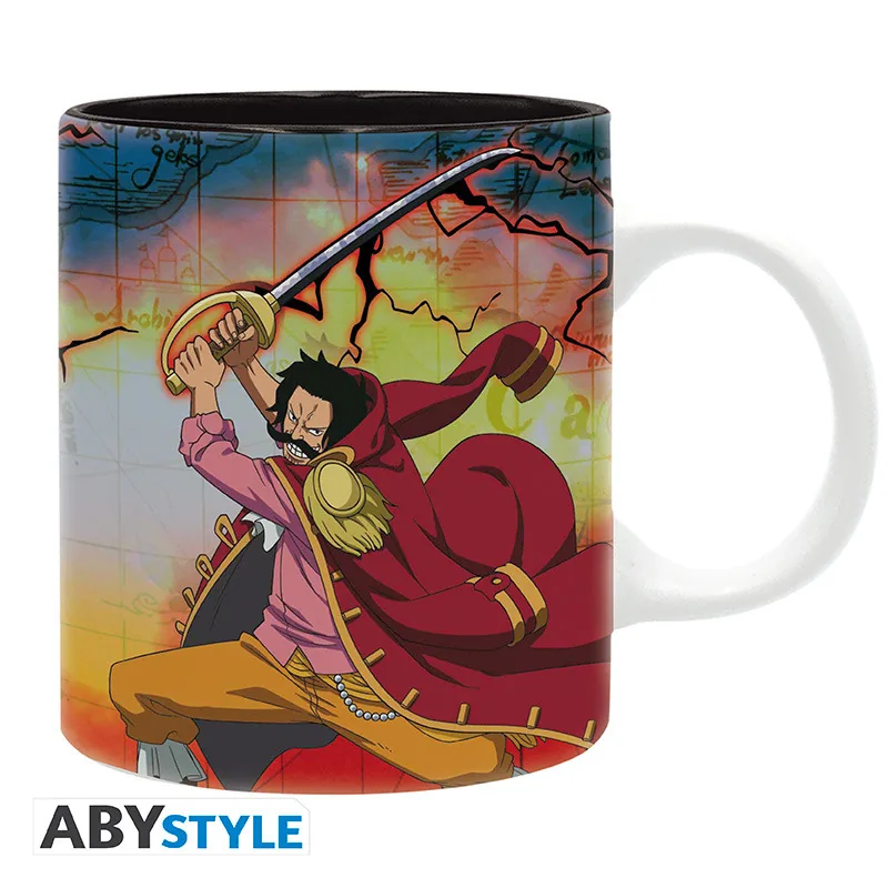 Taza One Piece Roger vs Barbablanca 320 ml