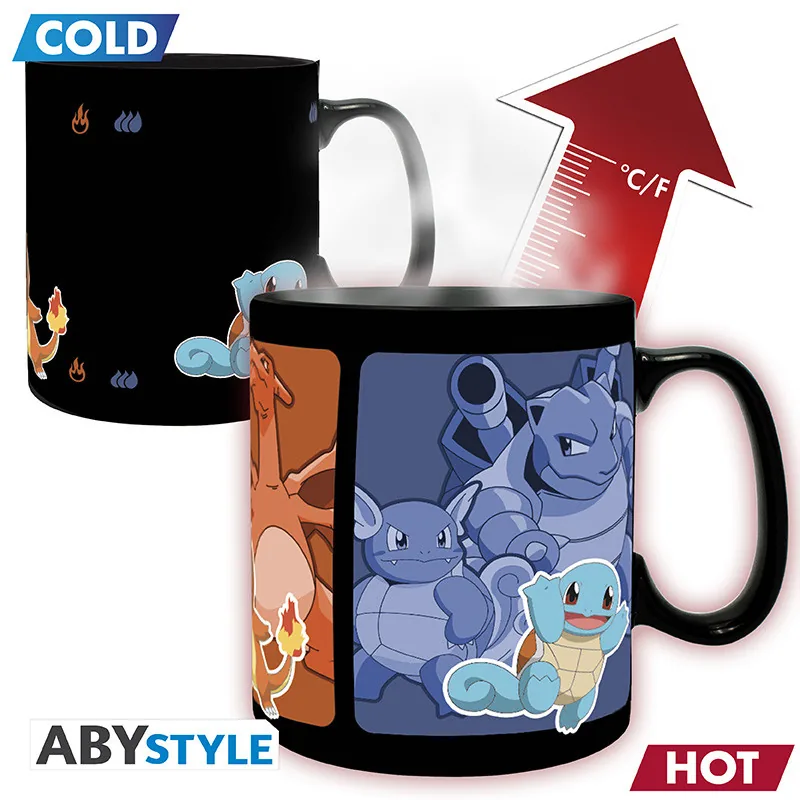 Taza termosensible Pokémon Evolución 460 ml