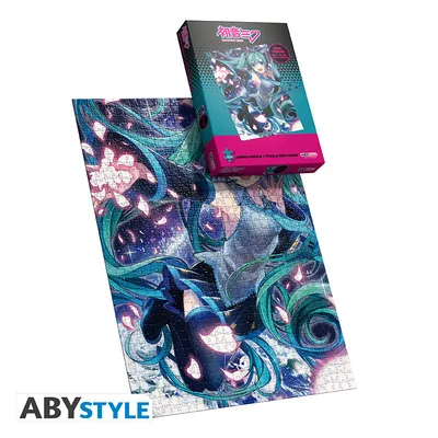 Puzle 1000 piezas Hatsune Miku Pétalos