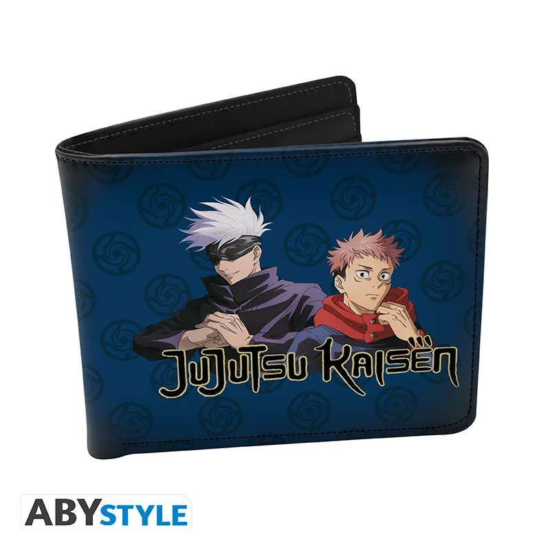 Cartera Jujutsu Kaisen Itadori y Gojo de vinilo