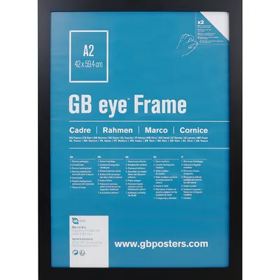 Marco MDF negro A2 42x59,4 cm GB eye