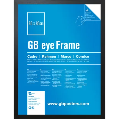 Marco MDF negro 60x80 cm GB eye