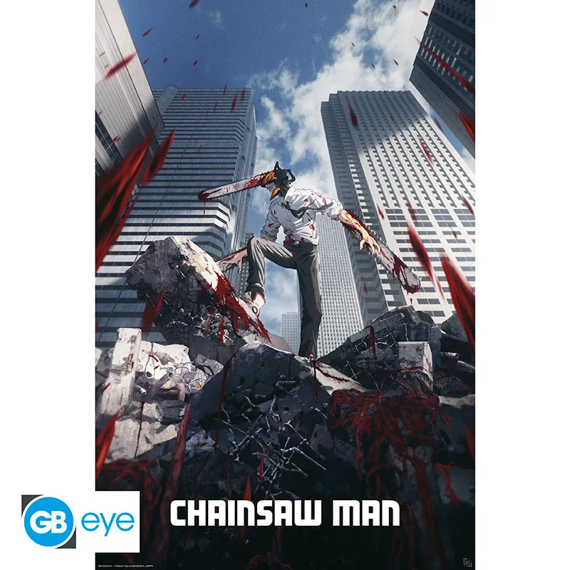 Póster Maxi Chainsaw Man Key visual 91,5x61 cm