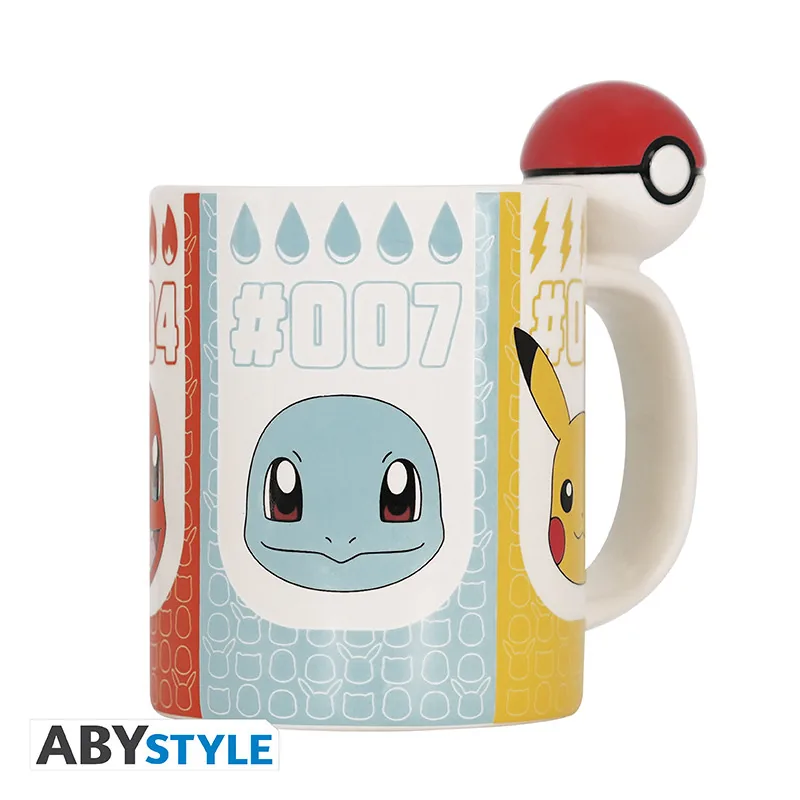 Taza 3D con asa Pokémon Poké Ball 460 ml